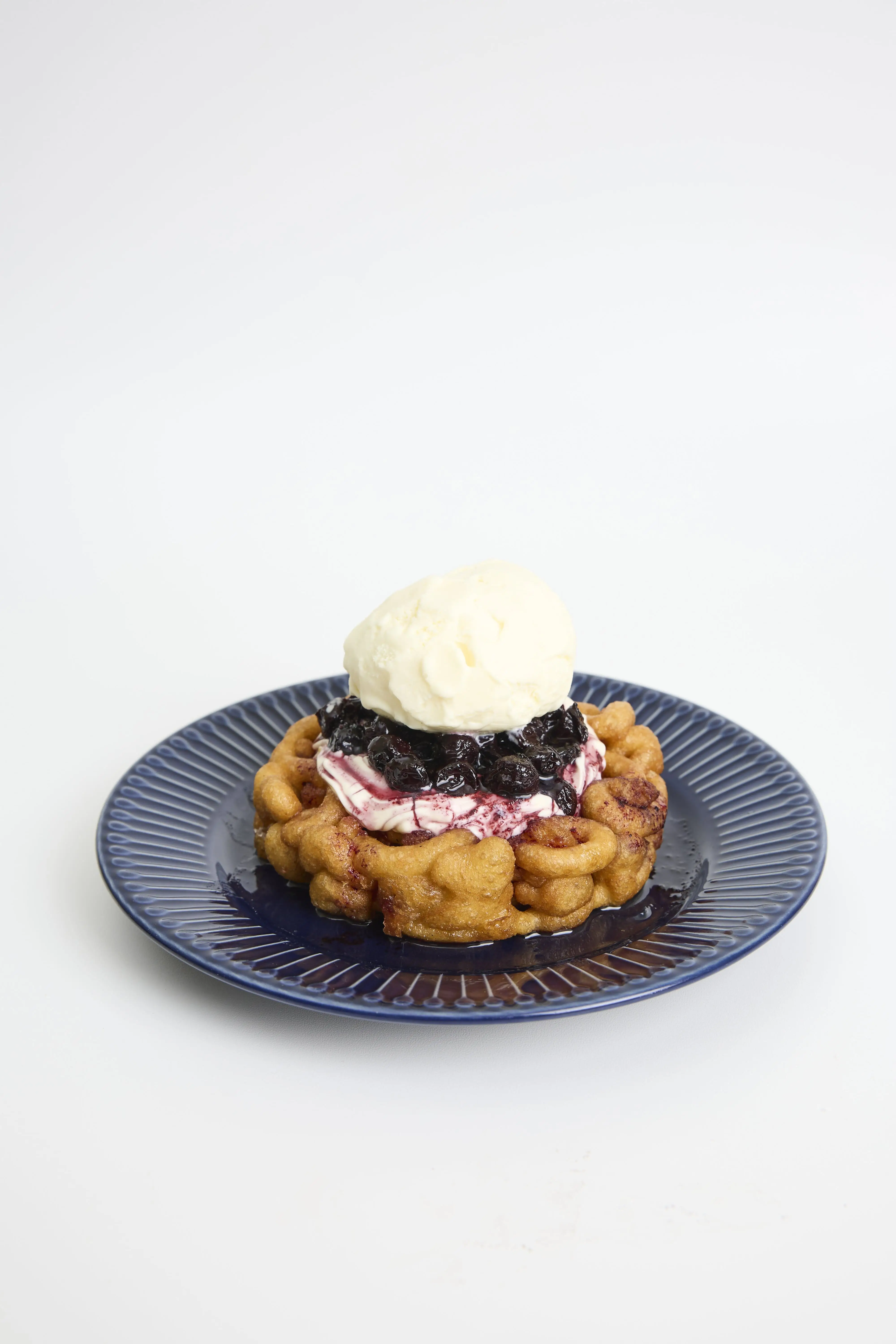 Blueberry Funnel Cake